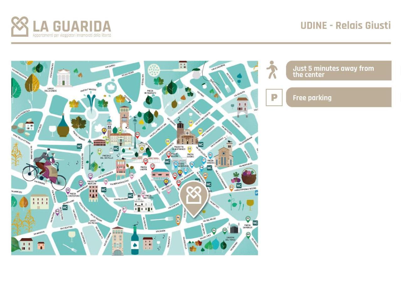 우디네 Relais Giusti 2 - La Guarida 아파트 외부 사진